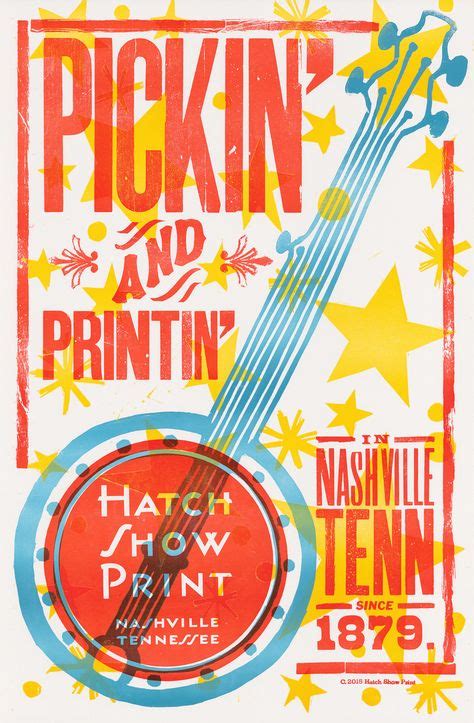 46 Hatch Show Print ideas | concert posters, print, music poster