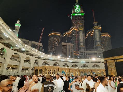 Mecca, Saudi Arabia, March 2023 - During the month of Ramadan, pilgrims ...