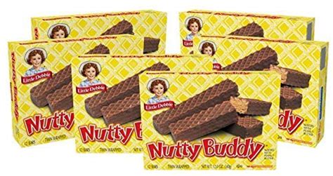 Buy Little Debbie Nutty Buddy Bars, 3 Twin-Wrapped Bars, Peanut Butter (Pack of 6) Online at ...