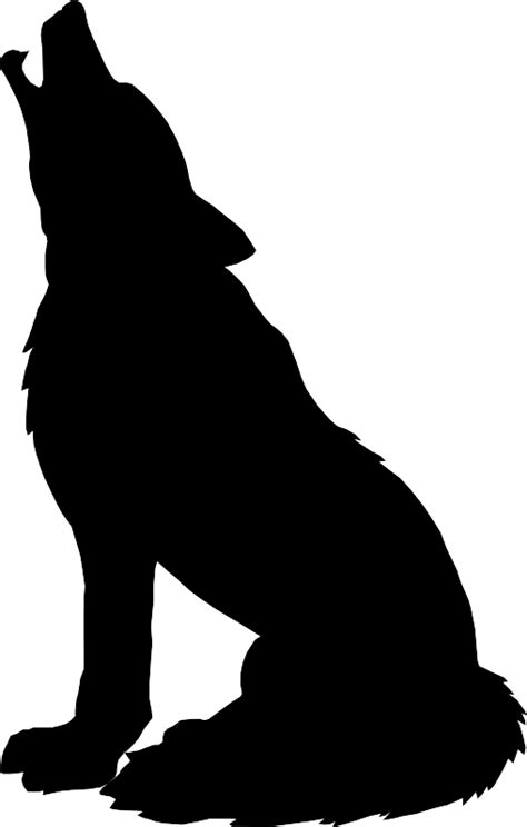 Wolf Howling Silhouette - ClipArt Best | Wolf silhouette, Animal silhouette, Silhouette art