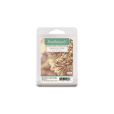 Vanilla Pine Scented Wax Melts, ScentSationals, 2.5 oz (1-Pack) - Walmart.com - Walmart.com