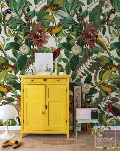 Botanical Removable Wallpaper Colors of Nature Wall Mural - Etsy ...