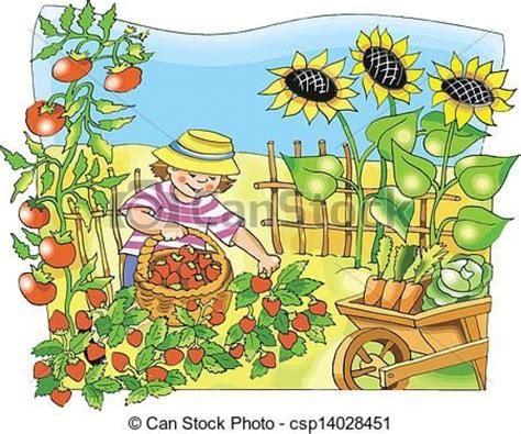 14+ Garden Clipart - Preview : Garden Cartoon Cl | HDClipartAll