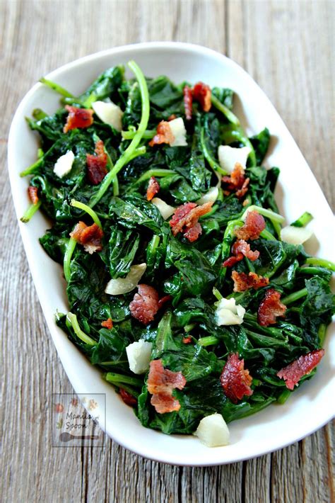 Sautéed Kale with Bacon and Garlic - Manila Spoon