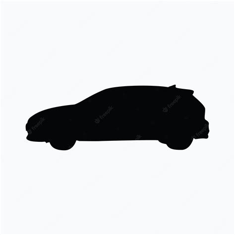 Premium Vector | Car black silhouette