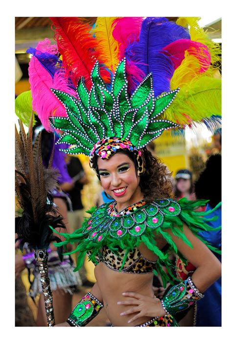 Colorful Carnaval 2016 in Playa del Carmen, Mexico