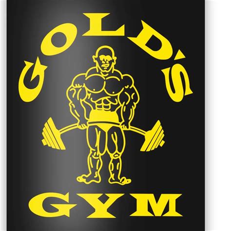 Gold's Gym Logo Poster | TeeShirtPalace