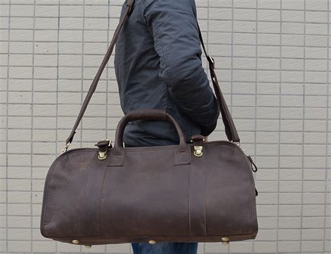 Genuine Leather Weekender Bag » Gadget Flow