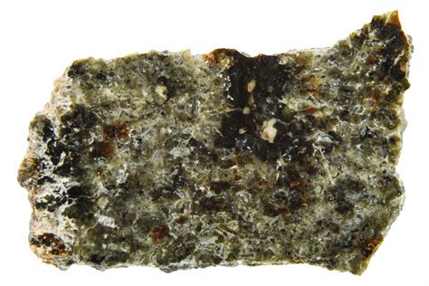 .45" Polished Martian Meteorite Slice (0.48 g) - NWA 14617 (#262789 ...