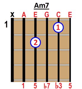 How to Play Am7 Chord on Guitar, Ukulele and Piano