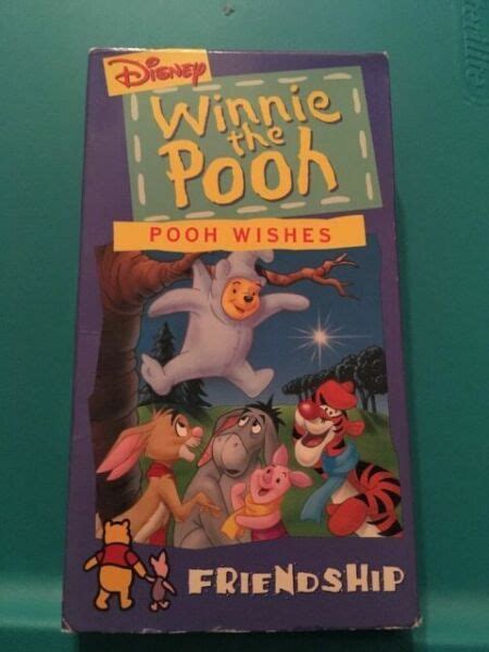 Winnie the Pooh - Pooh Friendship - Pooh Wishes (VHS, 1997) for sale ...