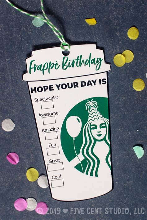 Printable Gift Card Starbucks