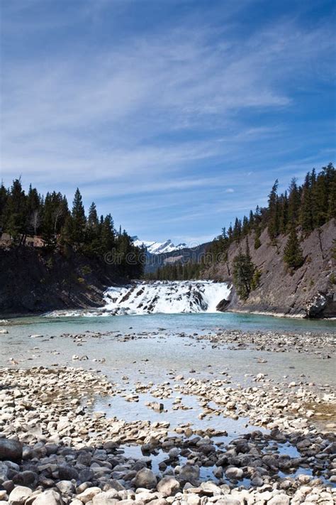 Bow River Falls stock photo. Image of whitewater, waterfall - 3314556