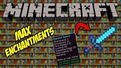 Enchantments For a Sword in Minecraft