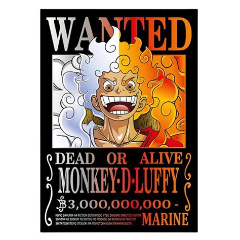 One Piece Wanted Poster Luffy