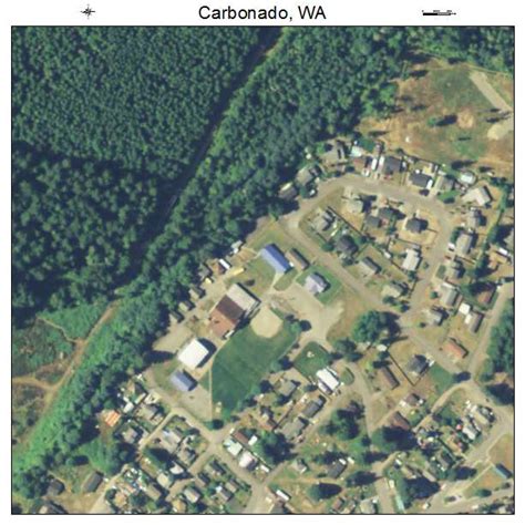 Aerial Photography Map of Carbonado, WA Washington