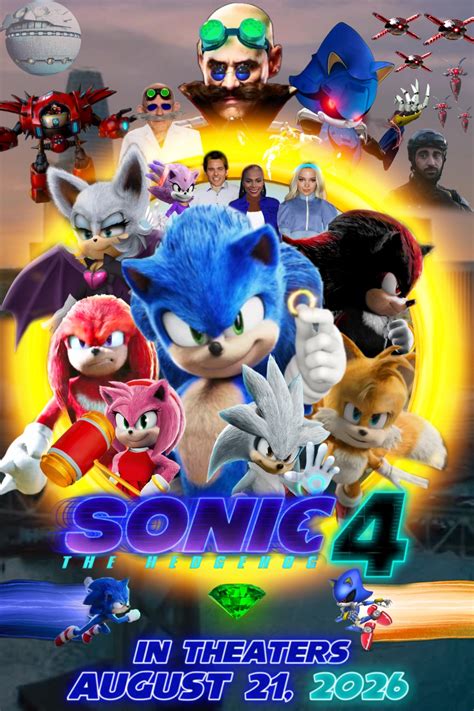 Sonic The Hedgehog Movie 4 fanmade poster by Nikisawesom on DeviantArt