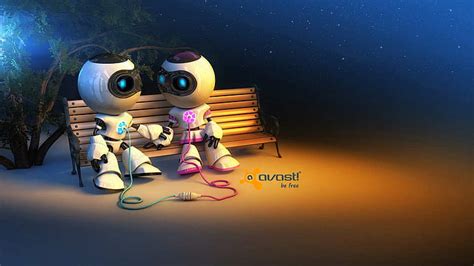 1920x1080px | free download | HD wallpaper: Avast Robots Love, 3d and ...