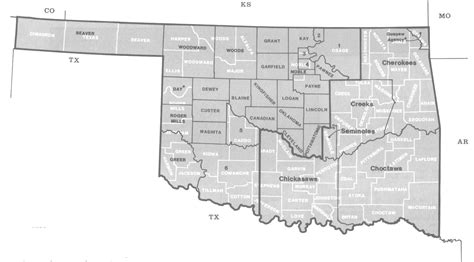 Historical Timeline: Indian Territory, Oklahoma Territory, and Oklahoma, 1804-1907 – GenealogyBlog