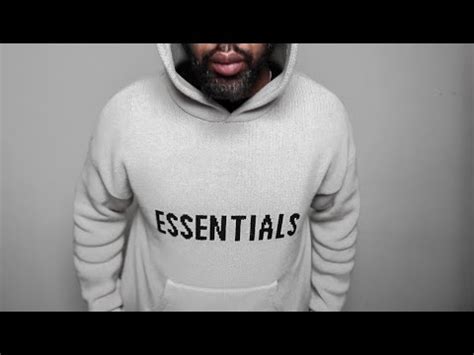 WHY I KEPT MY ESSENTIALS "KNITTED' HOODY + FAKE VS REAL ESSENTIALS ...