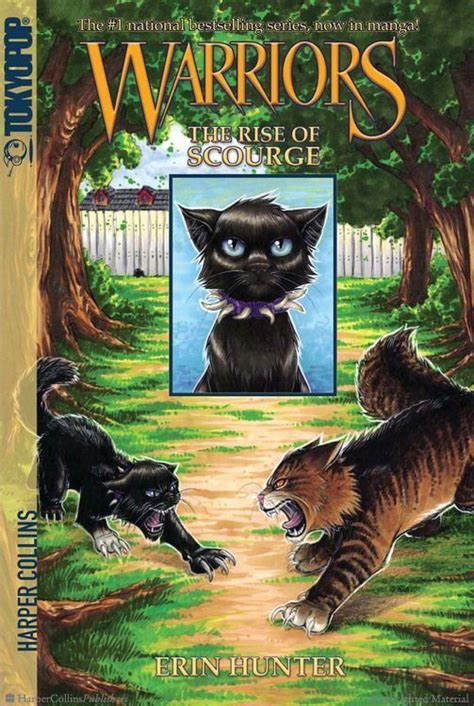 Manga Graphic Novel! Warriors: The Rise of Scourge by Erin Hunter, illustrated by Bettina M ...