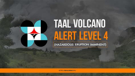 PHIVOLCS: Taal Volcano Alert Status Raised To Level 4 (Hazardous ...