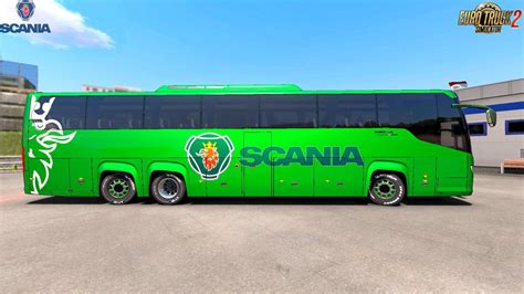 SCANIA TOURING BUS + INTERIOR V1.5 1.36.X » GamesMods.net - FS19, FS17, ETS 2 mods