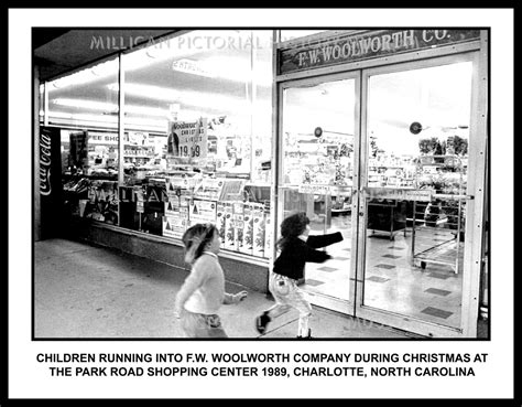 Children running into F.W. Woolworth Company during Christmas at The ...