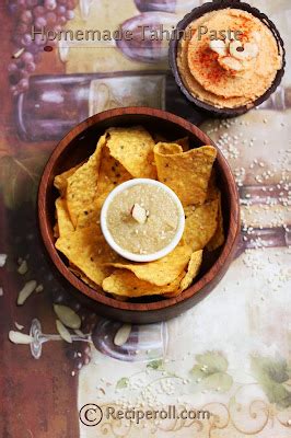 How to make Tahini Paste | Tahini paste For Hummus