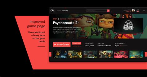 Steam by Valve Software Redesigned on Behance