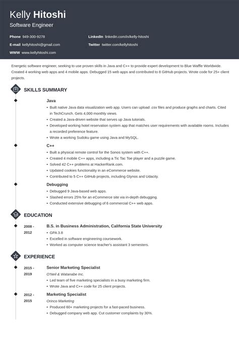 Career Change Resume Examples for 2024 (+Templates & Tips)