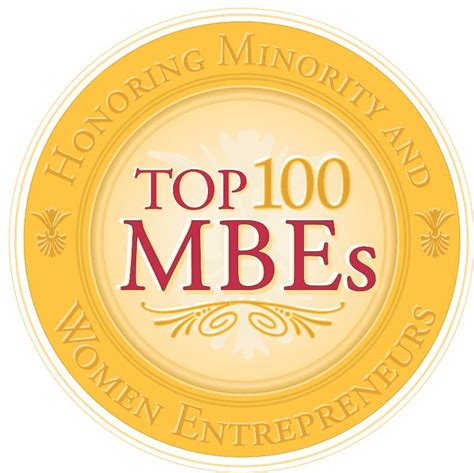 Top 100 MBE Award