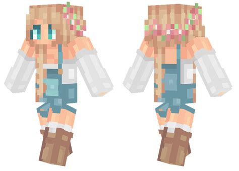 Blue Overalls | Minecraft skins, Minecraft girl skins, Minecraft skins ...