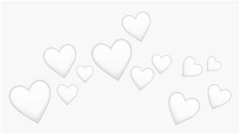 White Heart Tumblr Hearts Whitehearts Aesthetic Aesthet, HD Png Download , Transparent Png Image ...