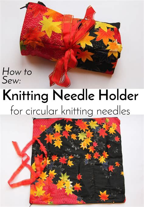 How to Sew a Knitting Needle Holder for Circular Needles - Tuesday ...