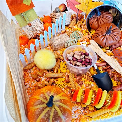 Fall Pumpkin Patch Bizzy Bin L Autumn Sensory Kit L Harvest - Etsy