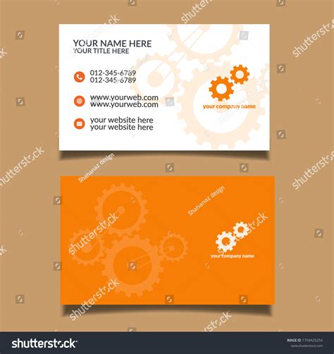 Engineering Business Cards Templates