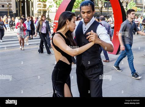 Buenos Aires Argentina,Calle Florida Street,tango dancers dancing ...