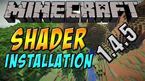 [1.4.5] Shader: Installation für Cracked - Minecraft Mods & Reviews [German|HD] - YouTube