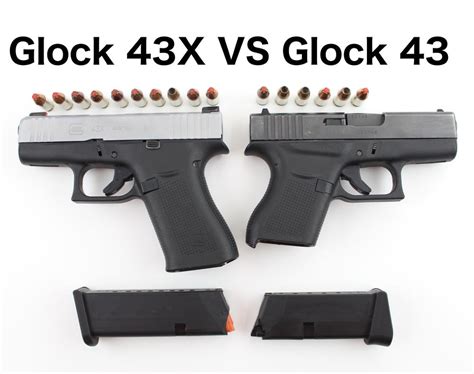 Glock 43X VS Glock 43 (with pictures) | Clinger Holsters