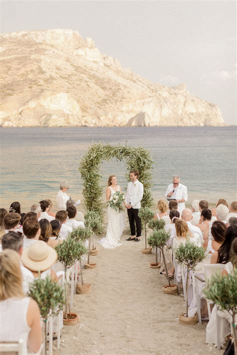 Beach wedding in folegandros island greece – Artofit