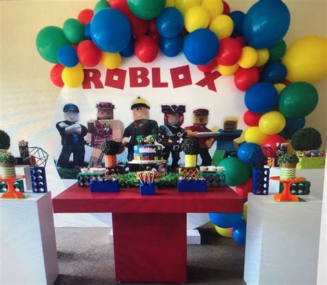 Pin on Roblox Birthday Party | Birthday decorations kids, Birthday party, Birthday party ...