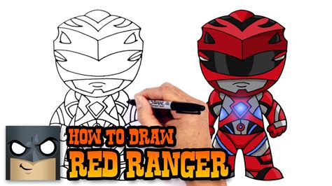 How to Draw Red Ranger | Power Rangers - YouTube