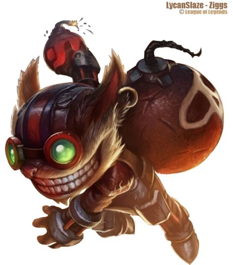 LoL Ziggs Render by V-Slaze on DeviantArt