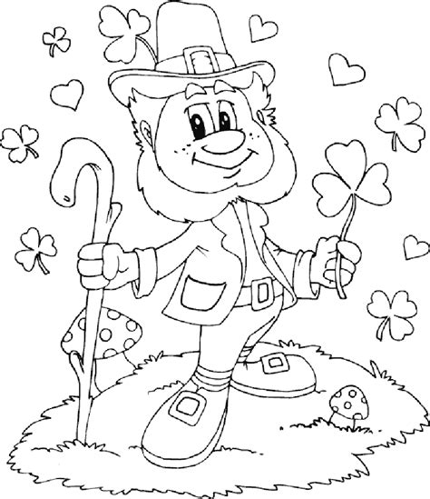 Free Leprechaun Coloring Pages | Educative Printable Train Coloring ...