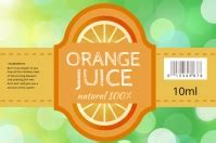 Orange Juice Label Template | PosterMyWall