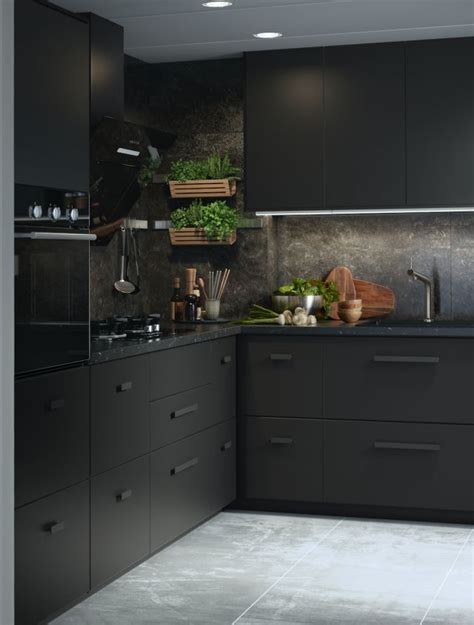 Wishlisted: Kungsbacka by Ikea ( discover our current kitchen Black Kitchen current Discover ...