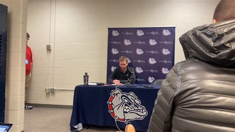 Gonzaga head coach Mark Few discusses his team's win over Northern ...