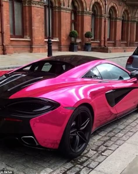 Why hasn't this pink McLaren vehicle moved from outside of this London hotel for two years ...