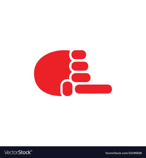 Pointing arrow finger geometric design symbol Vector Image